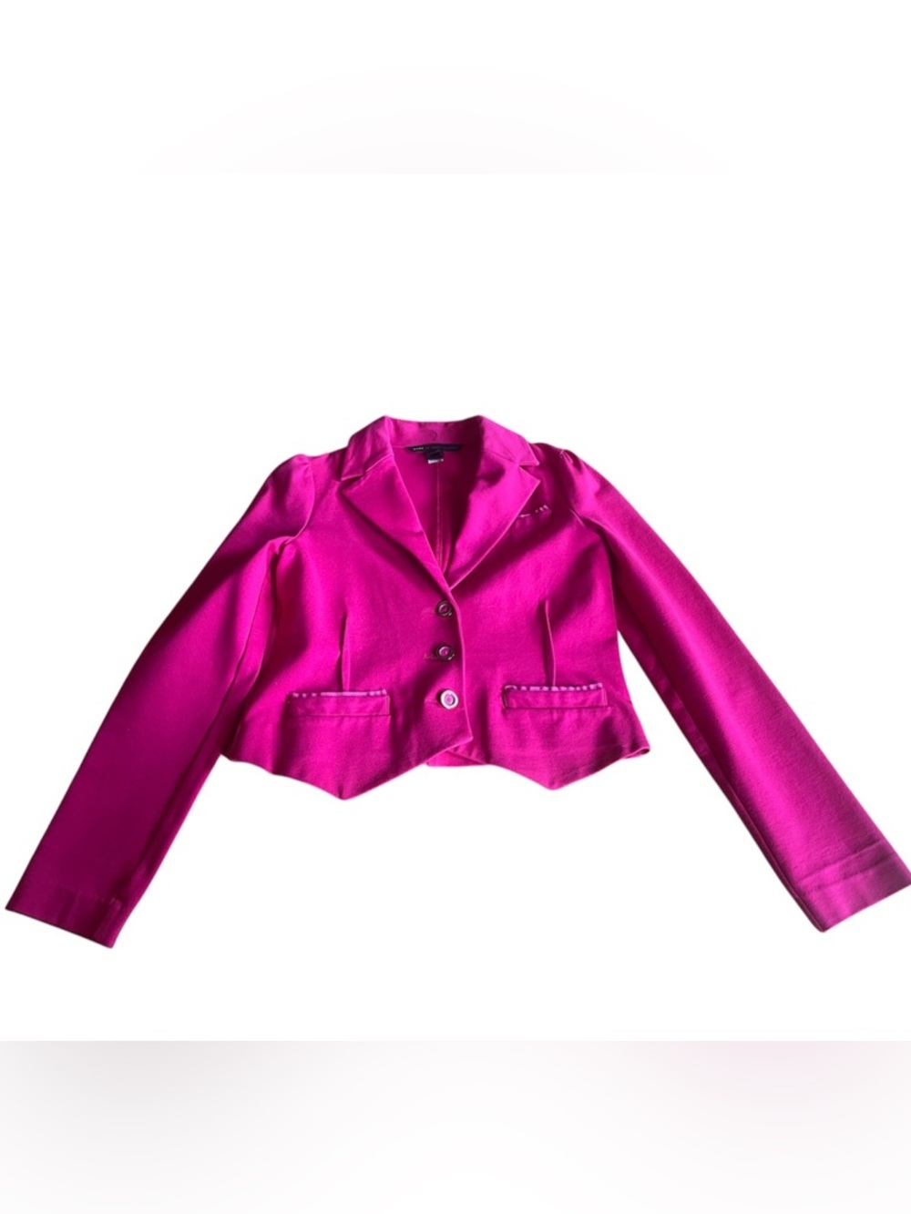 Marc By Marc Jacobs Hot Pink Cropped Blazer